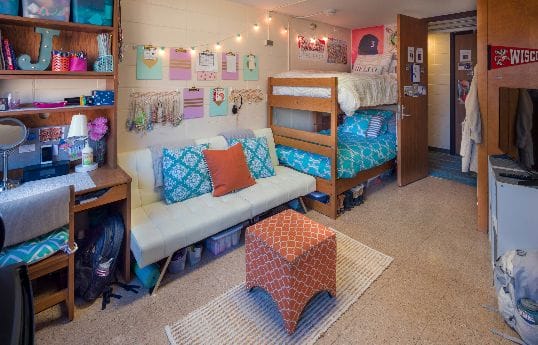 My dorm room never looked like that!
