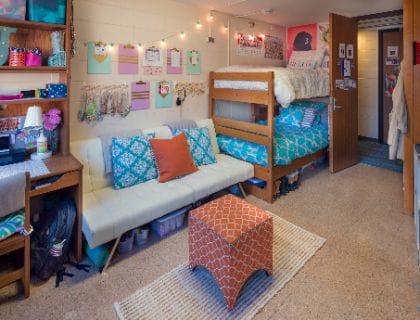 My dorm room never looked like that!